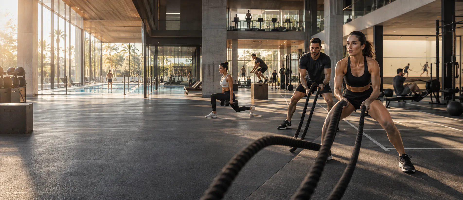 Área de entrenamiento del club
